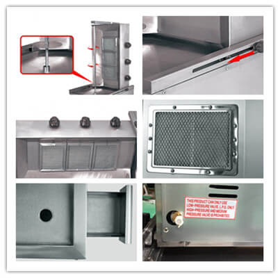 gas vertical broiler structure