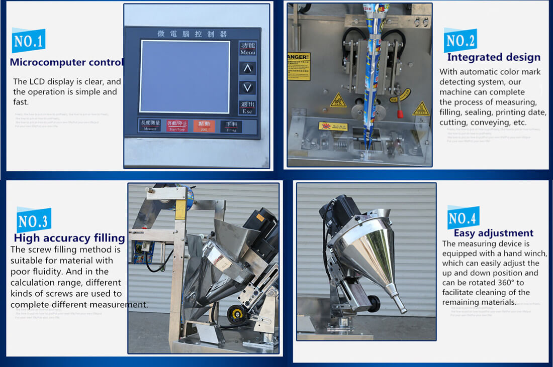 Automatic Powder Packing Machine Features