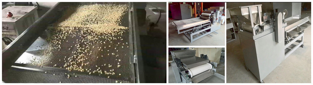 excellent crushing result by peanut almond crusher