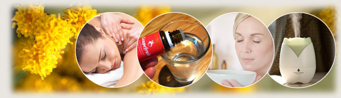 use essential oil extracted from aromatic plants