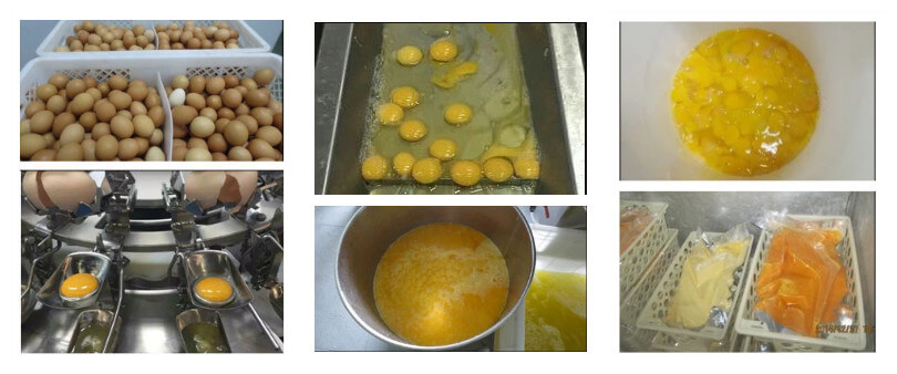 how to make egg liquid industrially