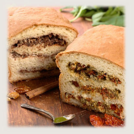 make bread by dough kneader machine