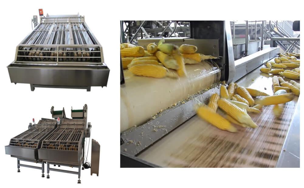 sweet corn husk peeling machine