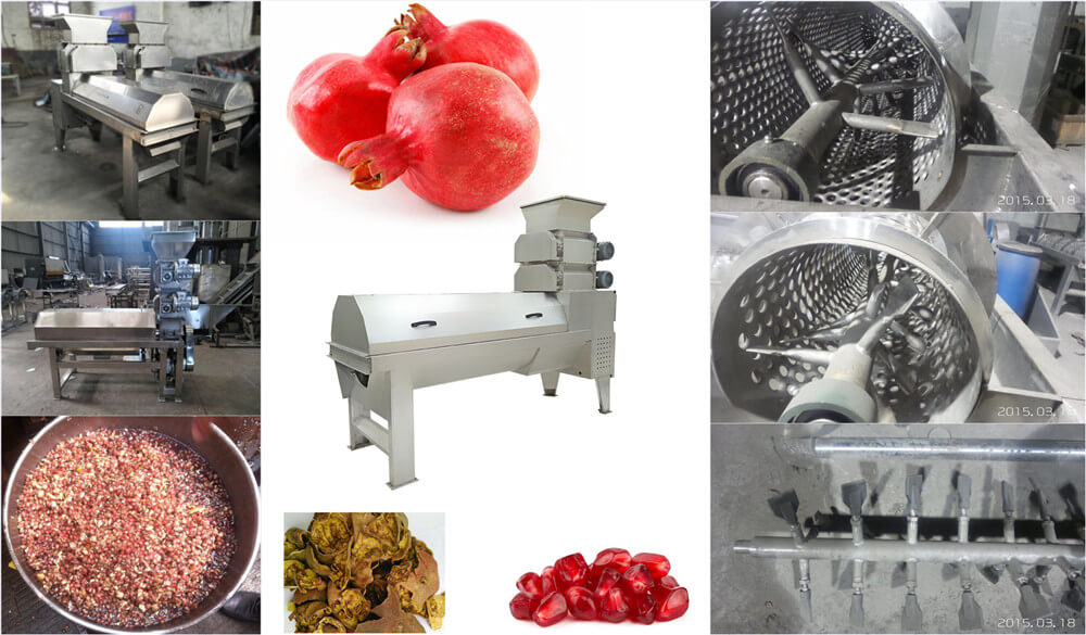 pomegranate seed separating machine part details