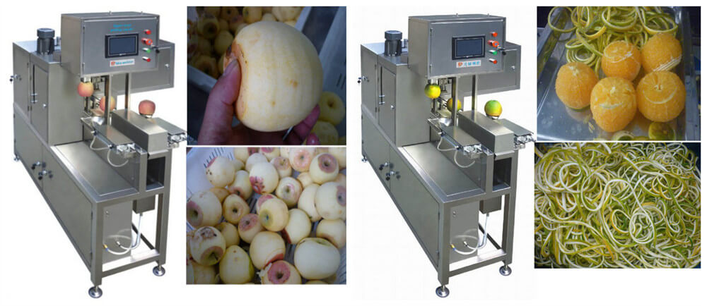 automatic apple orange peeling machine