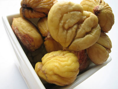 peeled chestnuts