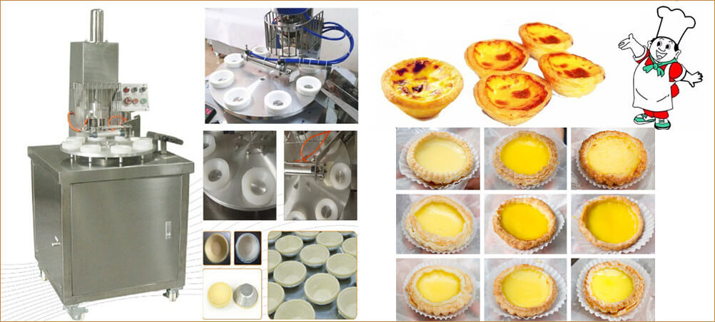 egg tart skin molding machine