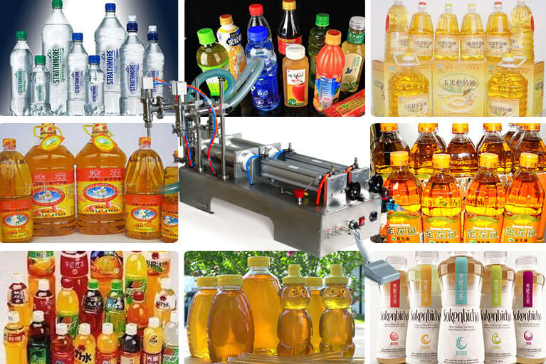 Piston type pneumatic drinking water filling machine applications