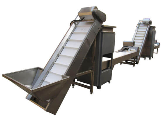 peeled garlic processing line