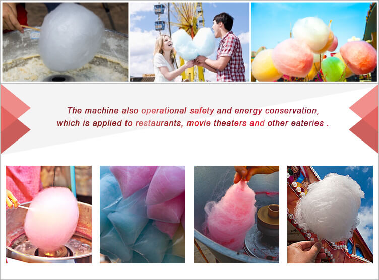 candy floss machine applications