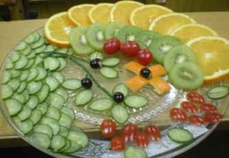 fruit vegetable slices