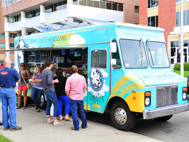 right site for mobile food catering business