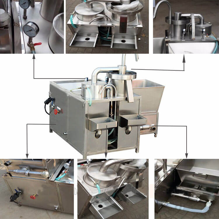 automatic rice washing machine structure