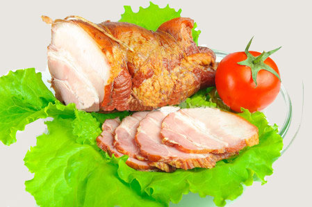 smoke beef by meat smoking machine