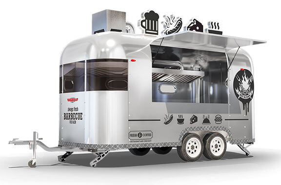 Multi-function Food Trailer. Affordable BBQ Food Trailer For Sale.