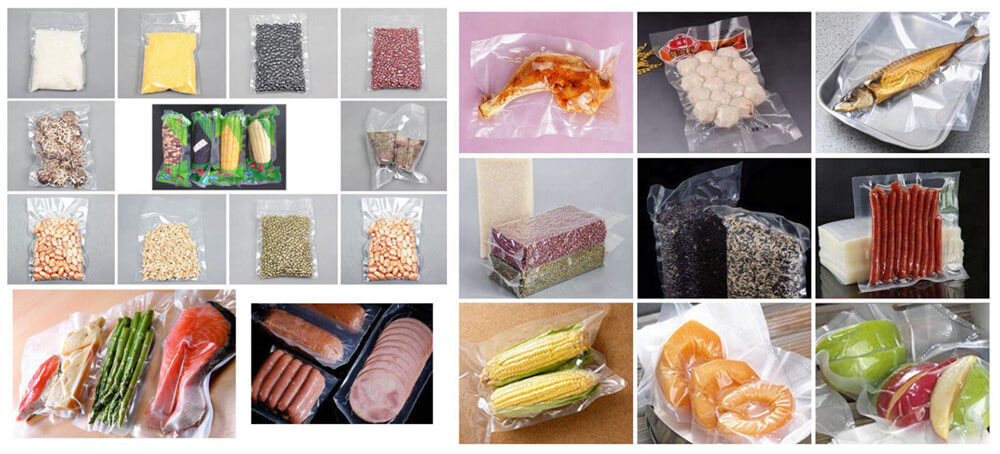 vacuum packed food