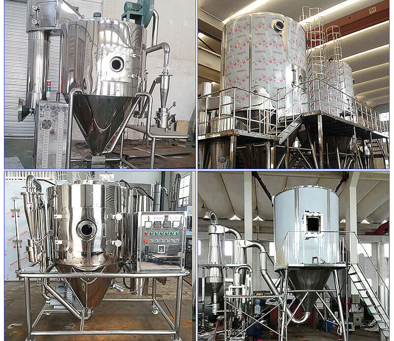 spray drying machine for making food powder products