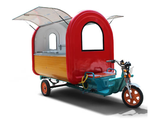 electric fast food cart tricycle for sale