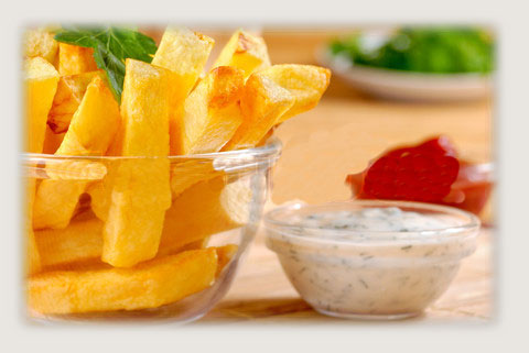 make French fries by French fries machine