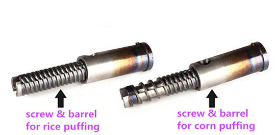 puffed food machine screw barrel