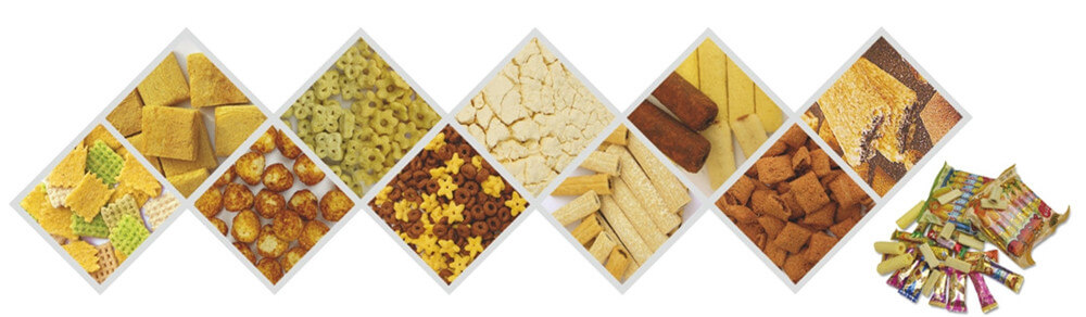 puffed food by twin screw food extruder