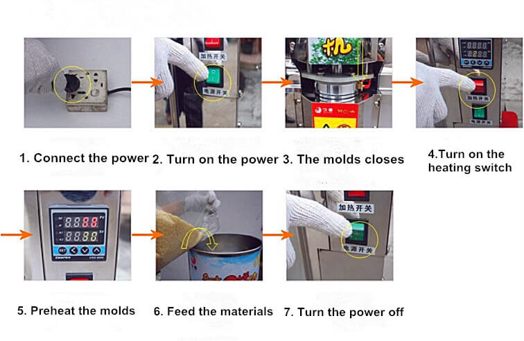 rice cake machine operating instructions
