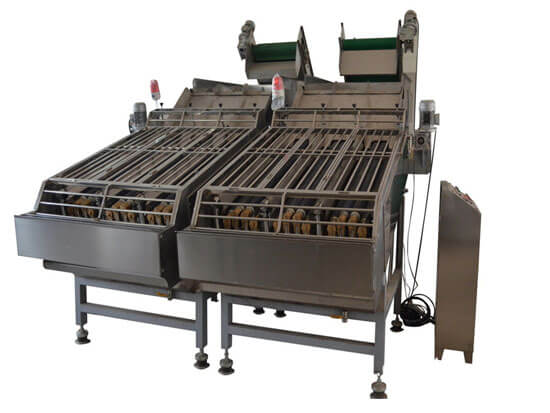 sweet corn husker machine