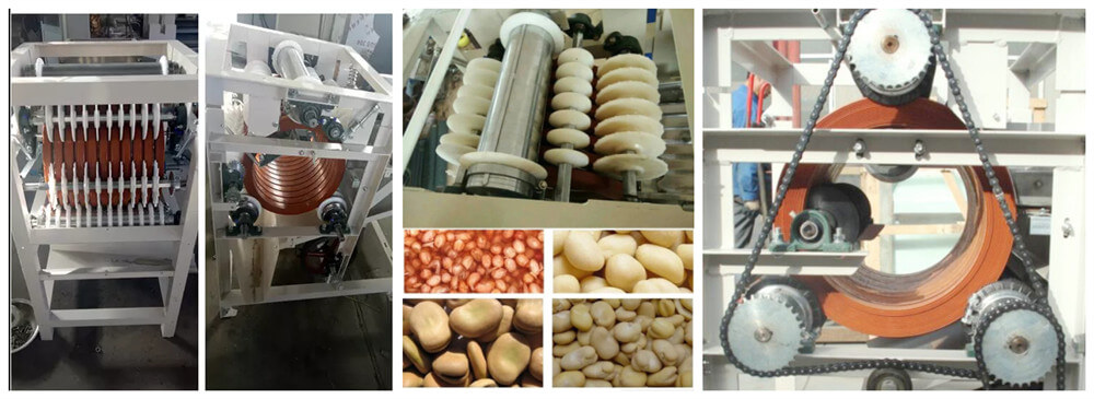 how broad beans can be cut by the slitting machine