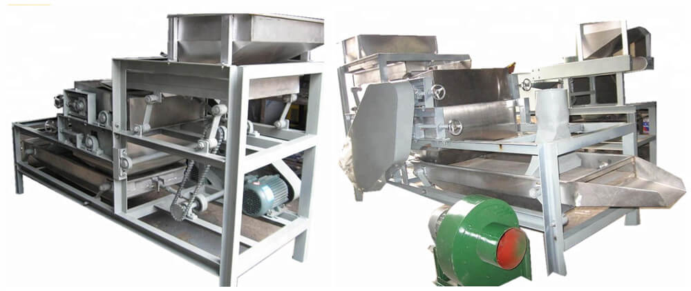 peanut halves cutting machine