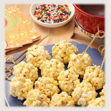make popcorn balls by popcorn machines