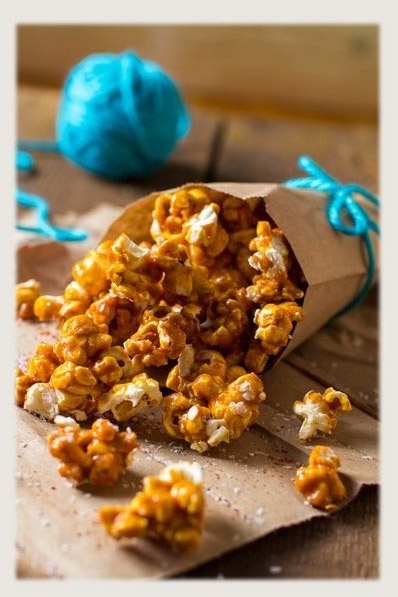 make caramel popcorn by caramel popcorn machine