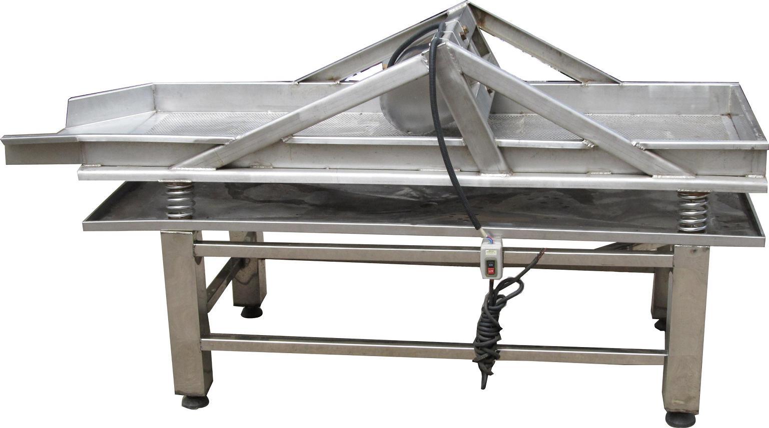 vibrating deoiling machine