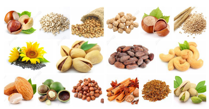 sesame roasting machine application