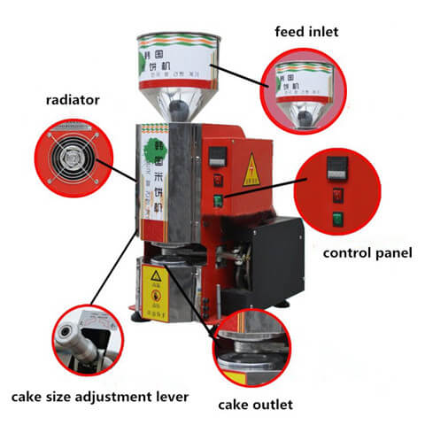 rice cake maker structure