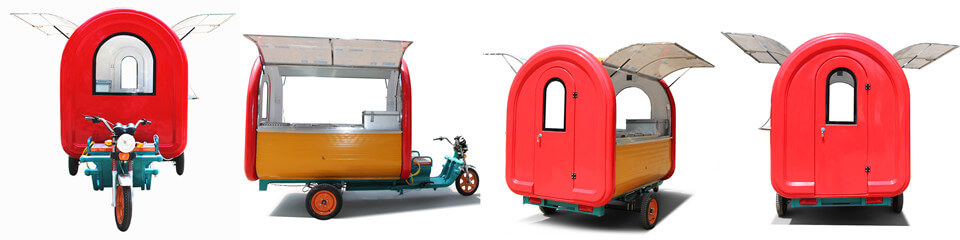 electric tricycle food cart