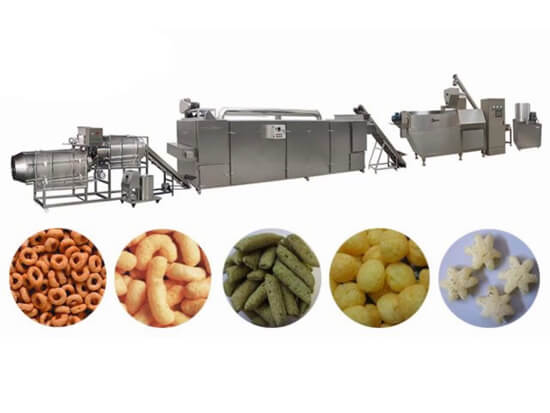 puffed snack food making line