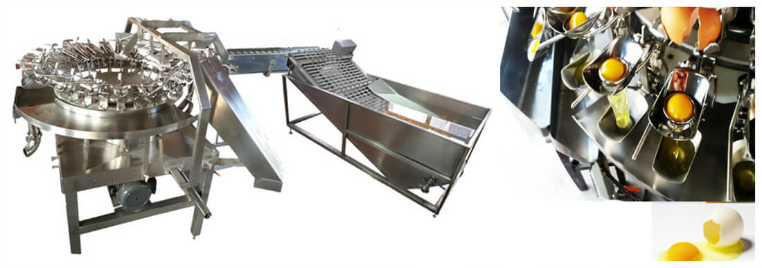 stainless steel industrial egg breaking machine