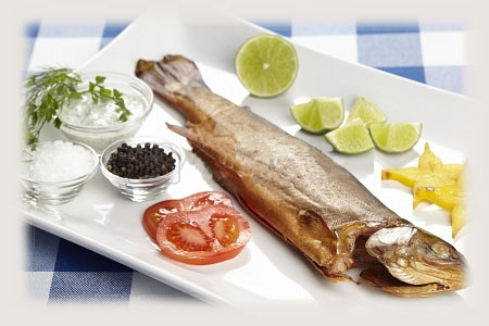 make smoked fish by meat smoking machine