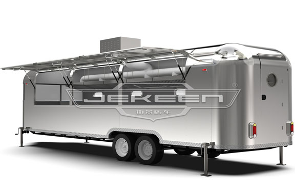 Multi-function Capsule Type Food Trailer. Affordable BBQ Food Trailer For Sale.