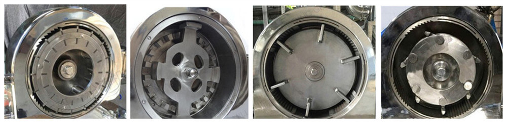 stainless steel flour milling disc of grain milling machine