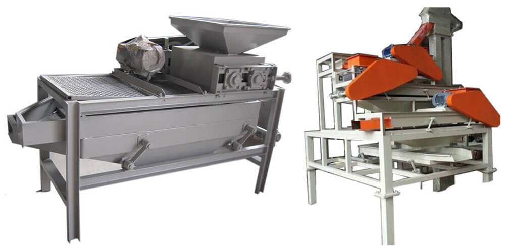 nut cracking shelling machine