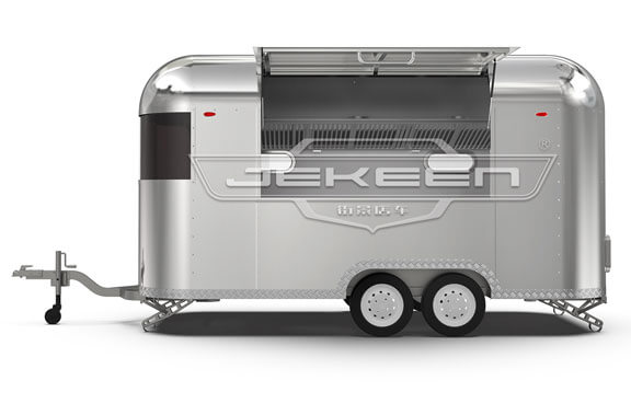 Multi-function Capsule Type Food Trailer. Affordable BBQ Food Trailer For Sale.